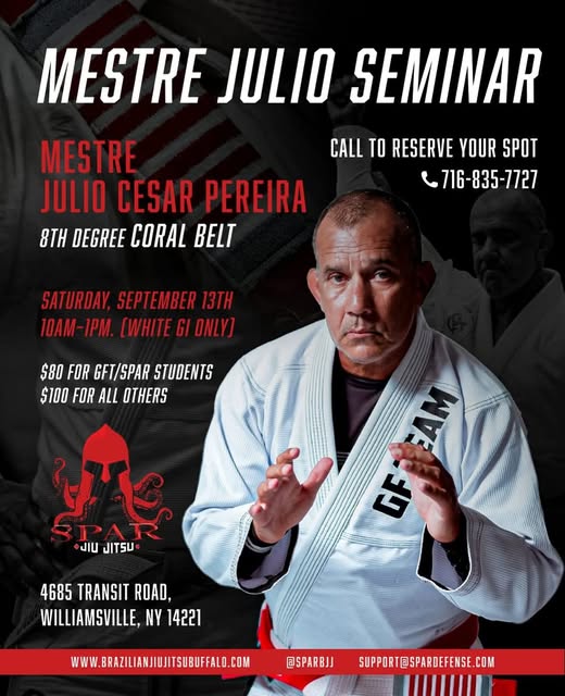 Mestre Julio Cesar Pereira at SPAR in Buffalo NY